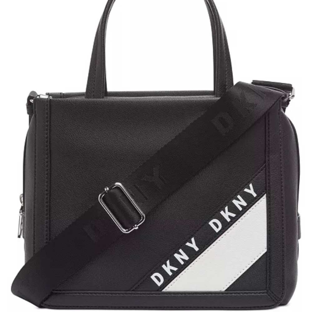 DKNY bond leather satchel